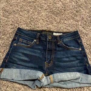 Aeropostale High Waisted Midi Shorts